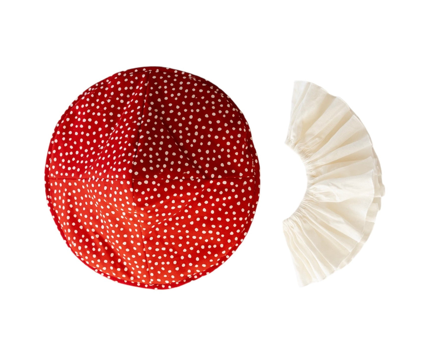 Adult mushroom hat and ruffle collar, Adult Mushroom Hat – Cozy Costume Accessory & Pretend Play Band of the Wild