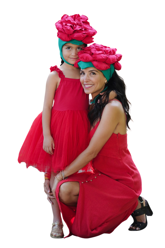 Adult Rose Hat – Cozy Costume Accessory Pretend Play Band of the Wild