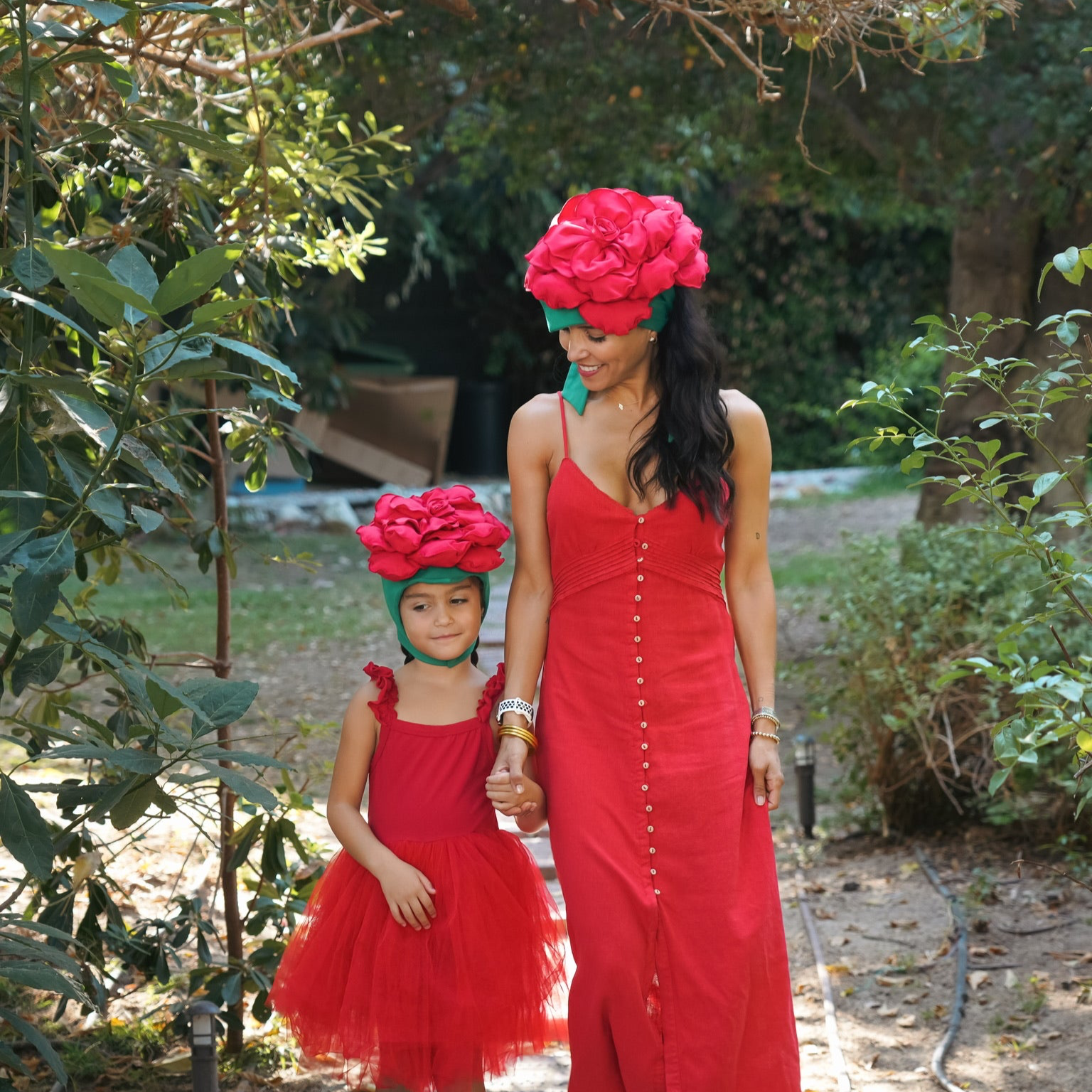 Rose hat for women, flower fairy, fairy costume women, rose costume, mommy and me costume, Adult Rose Hat – Cozy Costume Accessory Pretend Play Band of the Wild