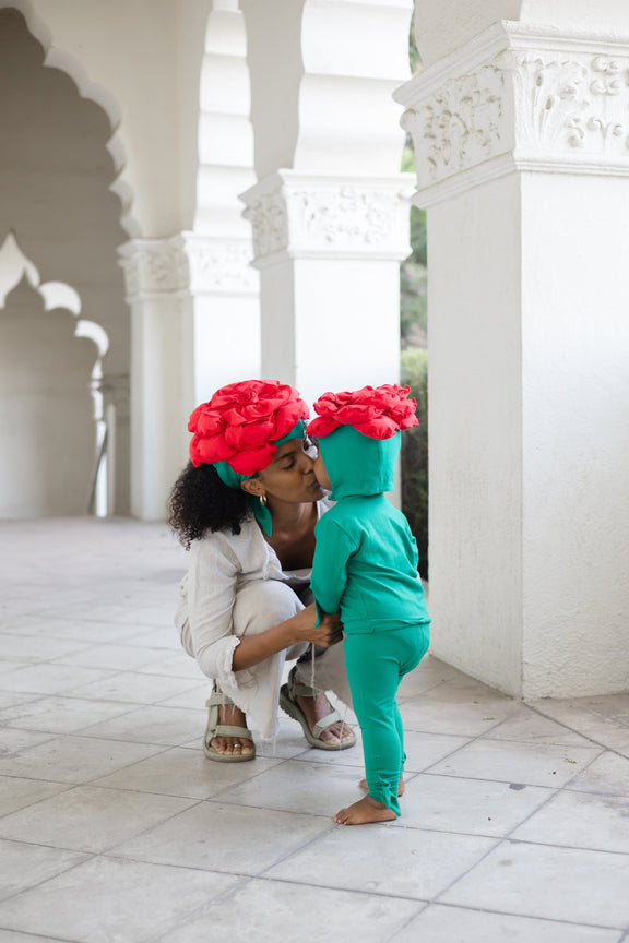 Rose hat for women, flower fairy, fairy costume women, rose costume, mommy and me costume, Adult Rose Hat – Cozy Costume Accessory Pretend Play Band of the Wild