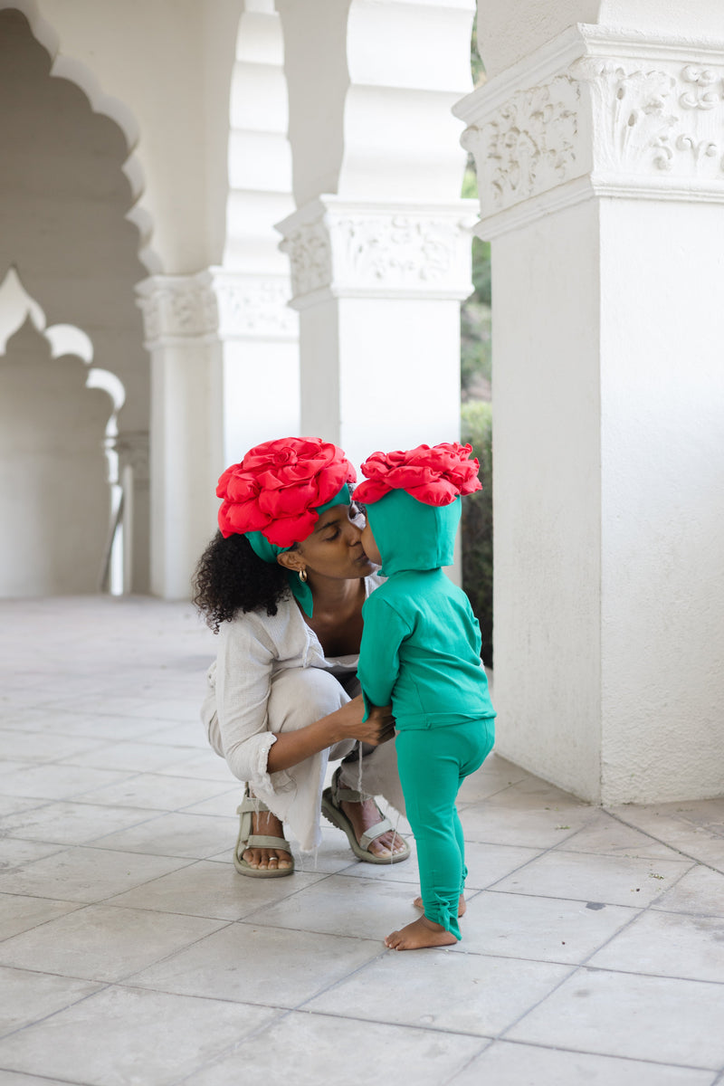 Rose hat for women, flower fairy, fairy costume women, rose costume, mommy and me costume, Adult Rose Hat – Cozy Costume Accessory Pretend Play Band of the Wild