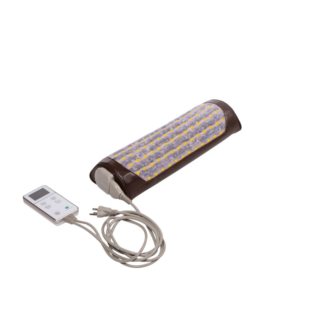 Amethyst bolster with therapeutic benefits for mind and body