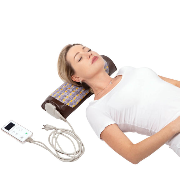Gemstone bolster with soothing properties for ultimate relaxation