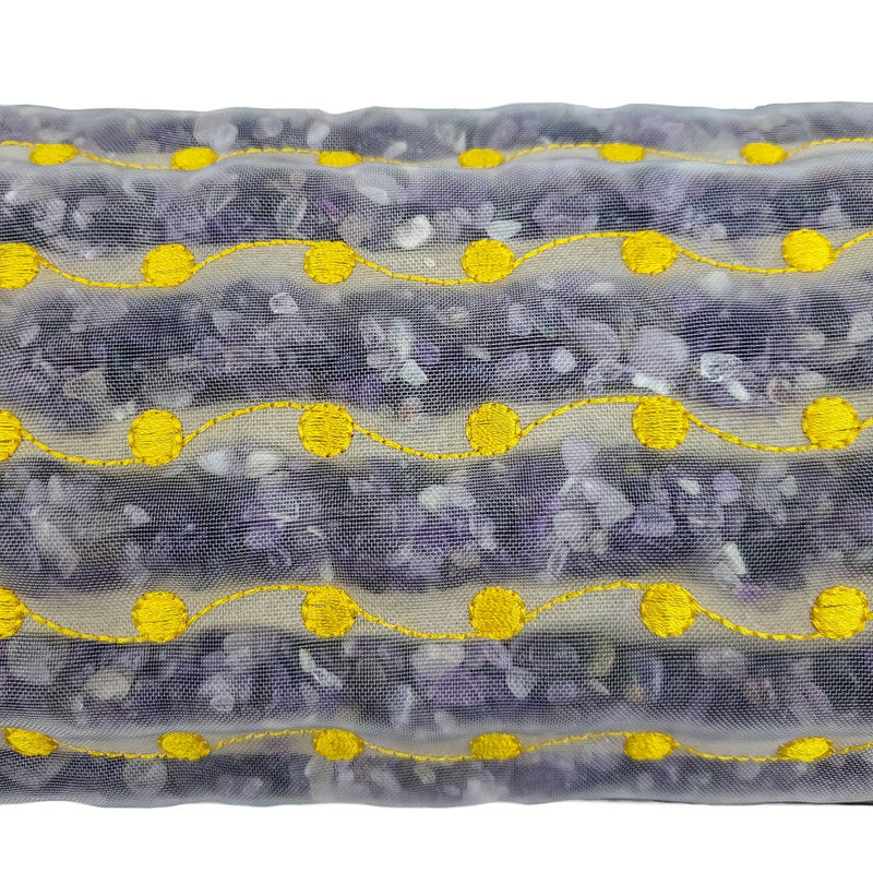 Healing gemstone bolster perfect for relieving tension and stress
