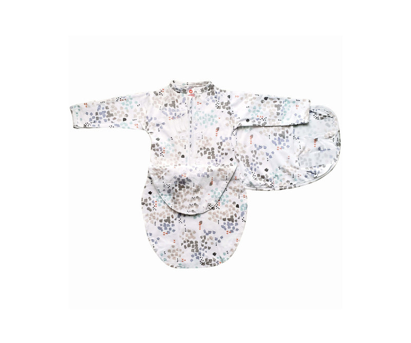 Angle Stripe 3-Pack Long Sleeves Swaddle Sack Bundle embe