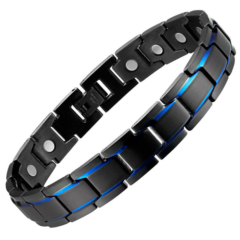 Stainless Steel Magnetic/Energy Bracelet 4-in-1 in 4 Colors Model B001M