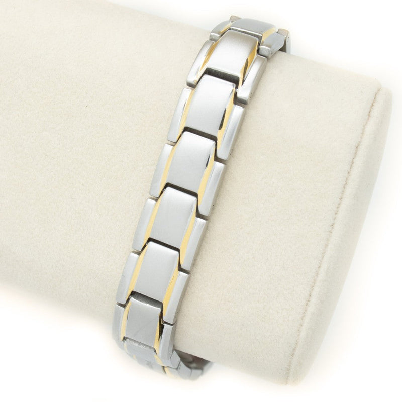 Stainless Steel Magnetic/Energy Bracelet 4-in-1 in 4 available colors, Model B001M