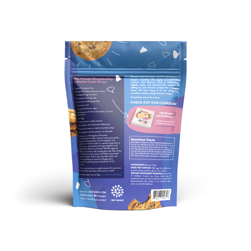 Oat Mama Lactation Brewer’s Yeast – Milk-Boosting Superfood