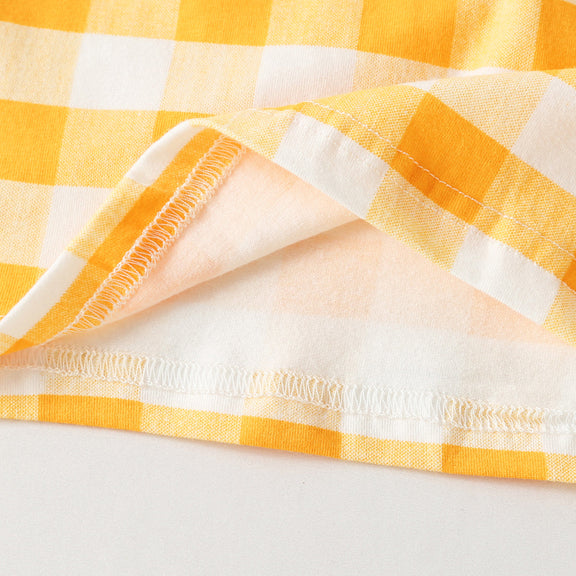 Baby 1pcs Plaid & Heart Pattern Tee Combo Shorts Simply Style Sets, MyKids-USA®, Baby & Toddler Outfits, MyKids-USA / Baby 1pc Plaid & Heart Pattern Tee Combo Shorts Simply Style Sets MyKids USA