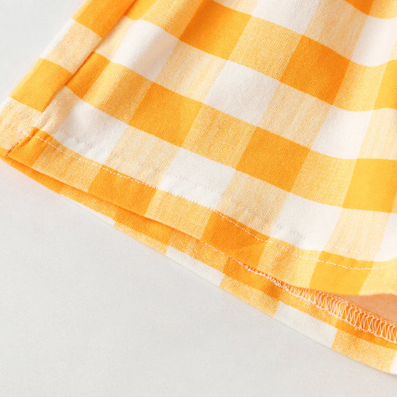 Baby 1pcs Plaid & Heart Pattern Tee Combo Shorts Simply Style Sets, MyKids-USA®, Baby & Toddler Outfits, MyKids-USA / Baby 1pc Plaid & Heart Pattern Tee Combo Shorts Simply Style Sets MyKids USA