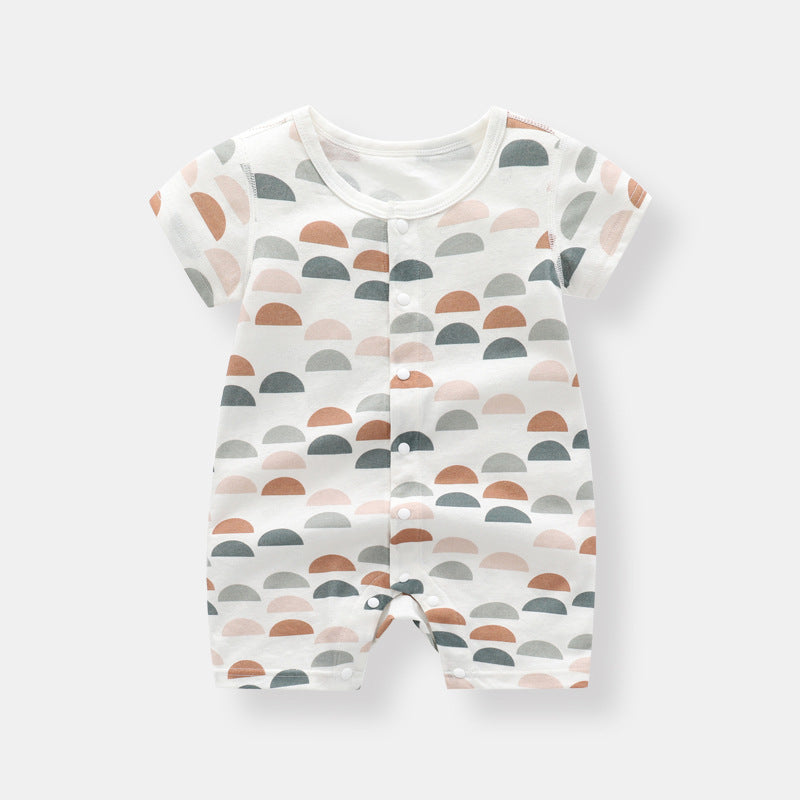 Baby 1pcs Rabbit Graphic Single Breasted Design Simply Jumpsuit Pajamas, MyKids-USA®, Baby One-Pieces, MyKids-USA - Size/Age - 66 (3-6M) - Color - Brown / Baby 1pc Rabbit Graphic Single Breasted Design Simply Jumpsuit Pajamas MyKids USA