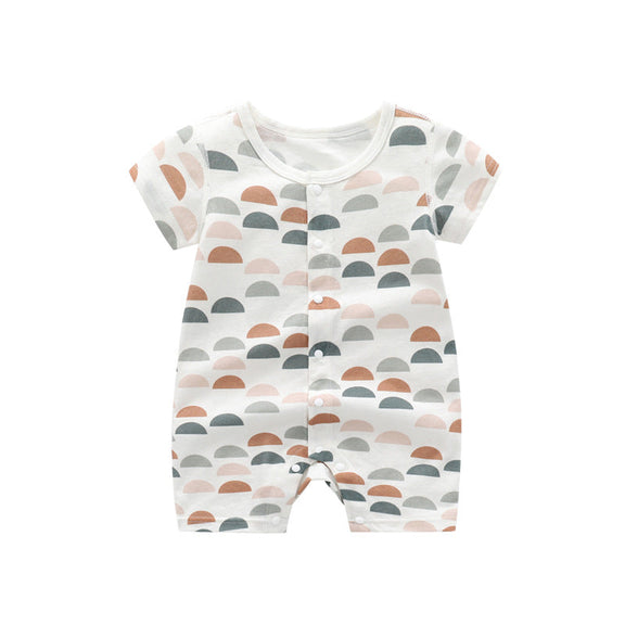 Baby 1pcs Rabbit Graphic Single Breasted Design Simply Jumpsuit Pajamas, MyKids-USA®, Baby One-Pieces, MyKids-USA / Baby 1pc Rabbit Graphic Single Breasted Design Simply Jumpsuit Pajamas MyKids USA