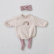 Baby 1pcs Rainbow Embroidery Pattern Solid Color Long Sleeves Soft Bodysuit, MyKids-USA®, Baby One-Pieces, MyKids-USA - Size/Age - 66 (3-6M) - Color - Apricot / Baby 1pc Rainbow Embroidery Pattern Solid Color Long Sleeves Soft Bodysuit MyKids USA