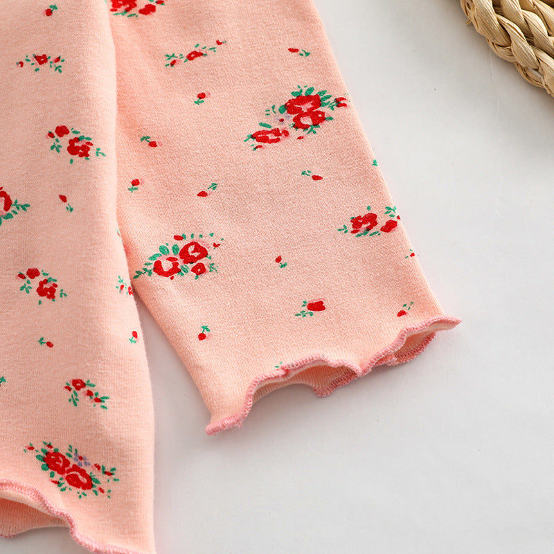 Baby All Over Print Pattern Tops Combo Pants Lovely Sets Home Clothes, MyKids-USA®, Baby & Toddler Outfits, MyKids-USA / Baby All-Over Print Top and Pants Set MyKids-USA