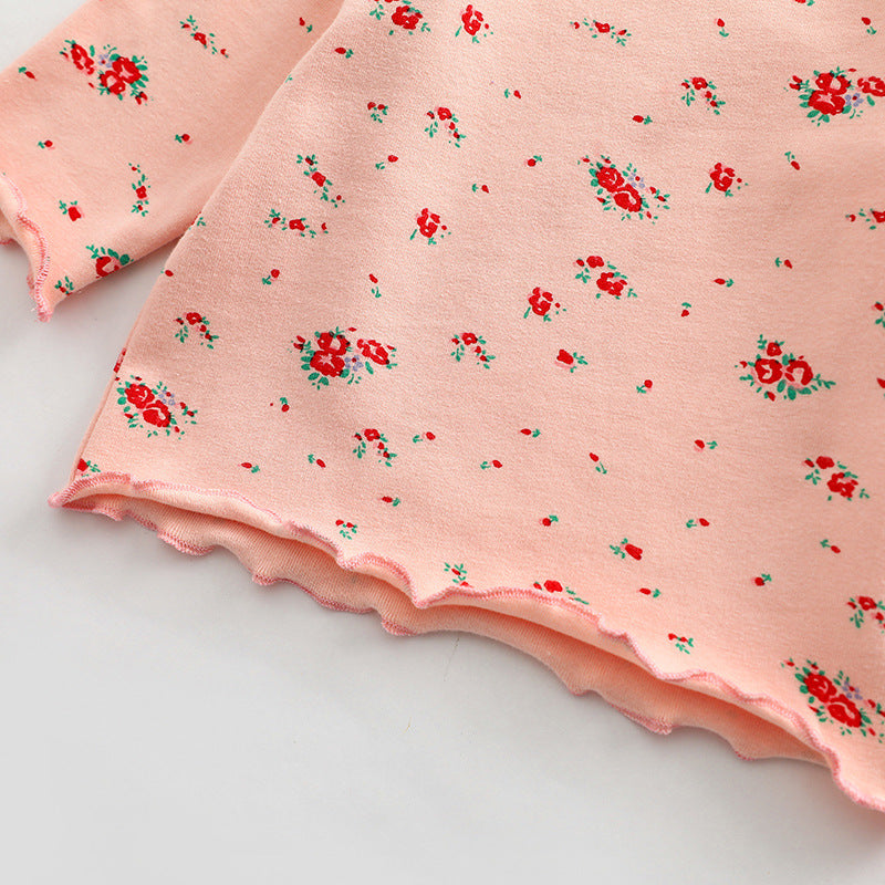 Baby All Over Print Pattern Tops Combo Pants Lovely Sets Home Clothes, MyKids-USA®, Baby & Toddler Outfits, MyKids-USA / Baby All-Over Print Top and Pants Set MyKids-USA