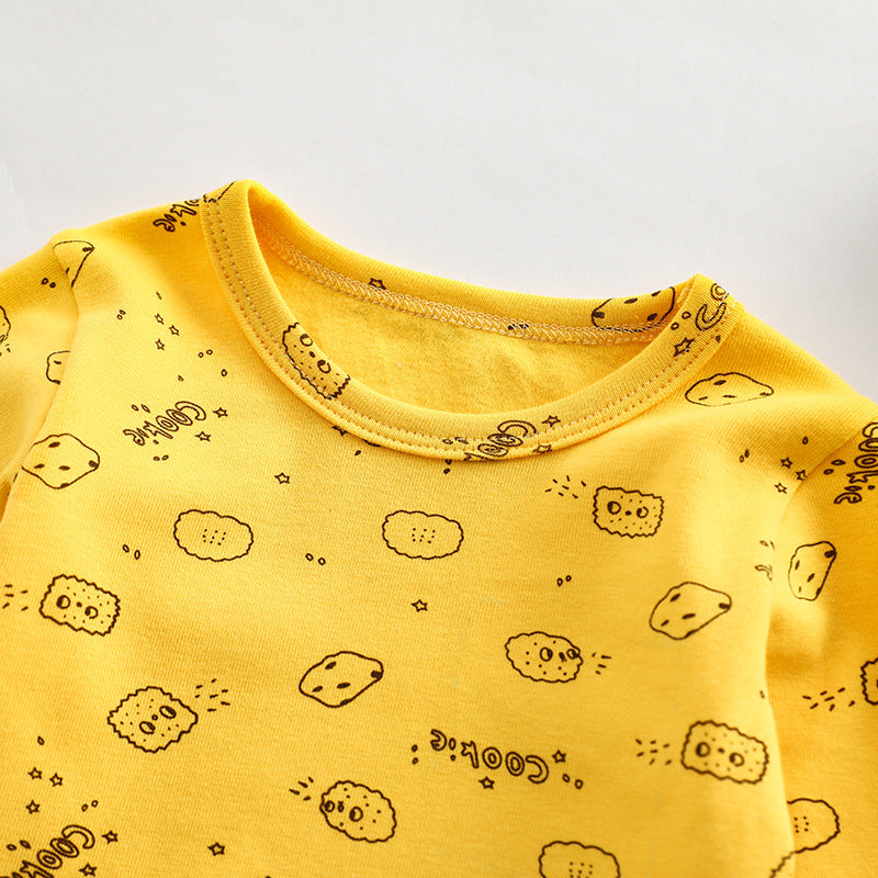 Baby All Over Print Pattern Tops Combo Pants Lovely Sets Home Clothes, MyKids-USA®, Baby & Toddler Outfits, MyKids-USA / Baby All-Over Print Top and Pants Set MyKids-USA