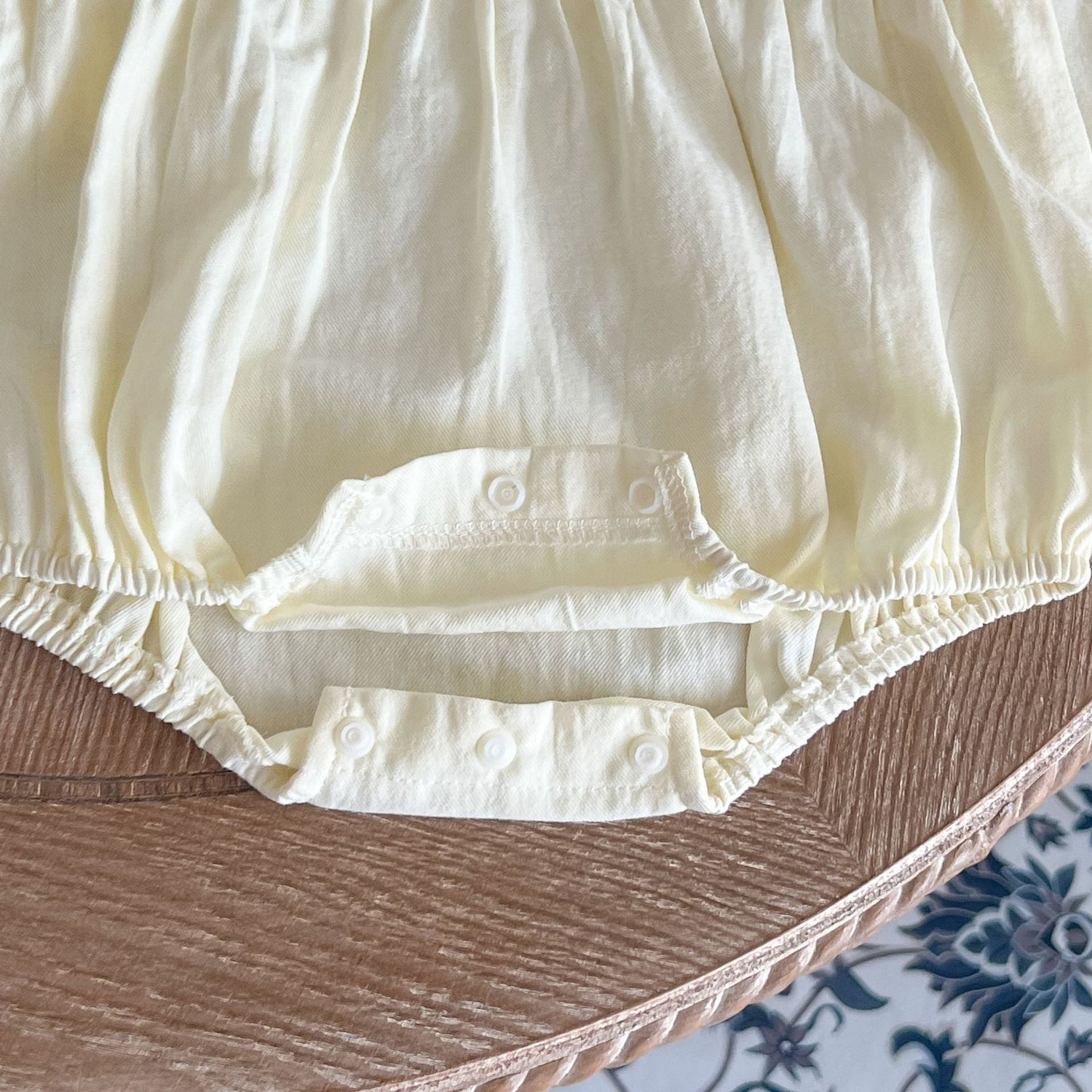 Baby Bear Embroidered Pattern Sailor Collar Long Onesie, MyKids-USA®, Baby One-Pieces, MyKids-USA / Baby Bear Embroidered Sailor Collar Long Onesie MyKids-USA