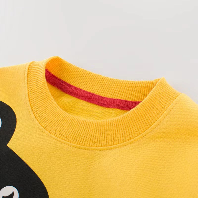 Baby Boy Cartoon Dinosaur Pattern 3D Horn Patched Design Hoodies, MyKids-USA®, Baby & Toddler Outerwear, MyKids-USA / Baby Boy Cartoon Dinosaur Pattern 3D Horn Patched Design Kids Hoodies MyKids USA