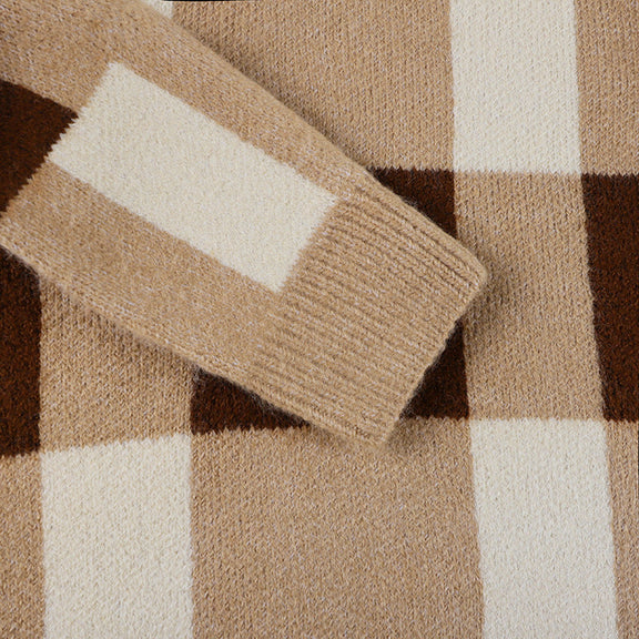 Baby Boy Plaid Graphic O-Neck Long Sleeves Western Classic Sweater, MyKids-USA®, Baby & Toddler Outerwear, MyKids-USA / Baby Boy Plaid Graphic O-Neck Long Sleeves Western Classic Sweater MyKids USA