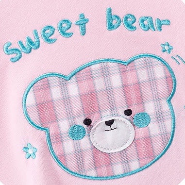 Baby Cartoon Bear Patched Graphic Kids Valentine’ Day Clothes Pullover Hoodies, MyKids-USA®, Baby & Toddler Outerwear, MyKids-USA / Baby Cartoon Bear Patched Graphic Kids Valentine’ Day Clothes Pullover Hoodies MyKids USA