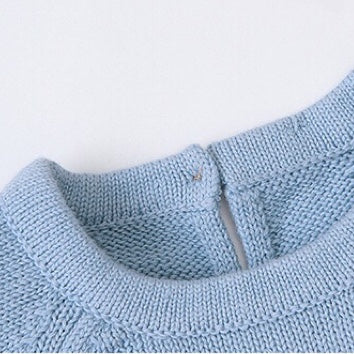 Baby Cartoon Fox Graphic Long Sleeves Triangle Knitted Romper Jumpsuit In Autumn, MyKids-USA®, Baby One-Pieces, MyKids-USA / Baby Cartoon Fox Graphic Long-Sleeve Knitted Romper – Autumn MyKids-USA