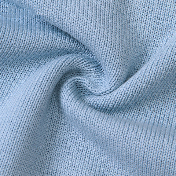 Baby Cartoon Fox Graphic Long Sleeves Triangle Knitted Romper Jumpsuit In Autumn, MyKids-USA®, Baby One-Pieces, MyKids-USA / Baby Cartoon Fox Graphic Long-Sleeve Knitted Romper – Autumn MyKids-USA