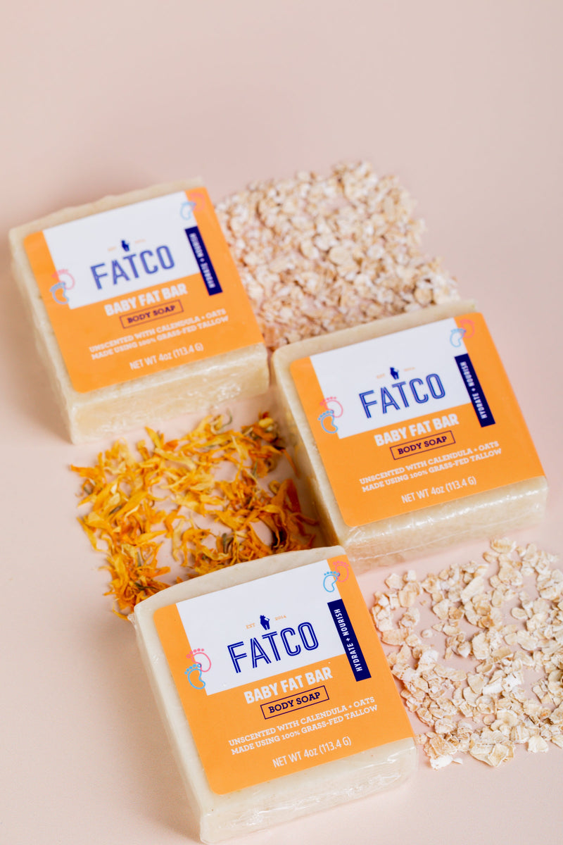 Baby Fat Bar Soap – Tallow + Calendula Cleanser by FATCO skincare