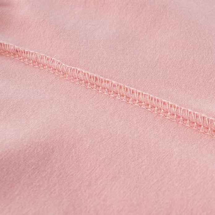 Baby Girl Cartoon Animal Graphic Solid Color Elastic Trousers MyKids-USA