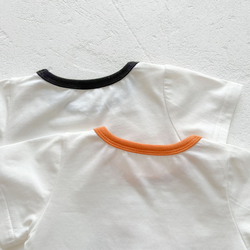 Baby Girl Cartoon Animal Print Round Collar Short-Sleeved Onesies, MyKids-USA®, Baby & Toddler Outerwear, MyKids-USA / Baby Girl Cartoon Animal Print Short-Sleeve Onesie MyKids-USA