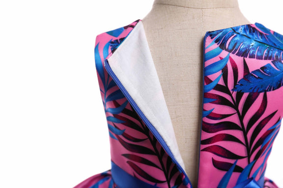 Baby Girl Floral Pattern Bow Tie Princess Tutu Dress Formal Dress, MyKids-USA®, Baby & Toddler Dresses, MyKids-USA / Baby Girl Floral Pattern Bow Tie Princess Tutu Dress Formal Dress MyKids USA