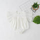 Baby Girl Lace-Sleeved Combo Lace-Collared Solid Onesies, MyKids-USA®, Baby & Toddler Outfits, MyKids-USA - Size/Age - 66 (3-6M) - Color - White / Baby Girl Lace-Sleeved Onesie with Lace Collar Set MyKids-USA