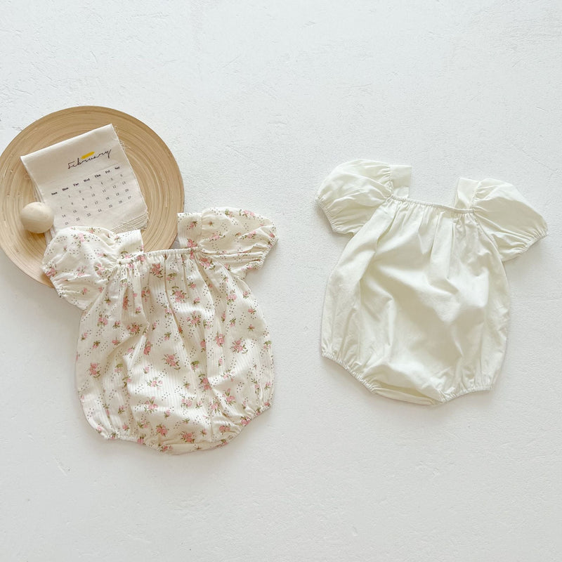 Baby Girl Lovely Bow-Tie Short-Sleeved Onesies MyKids-USA