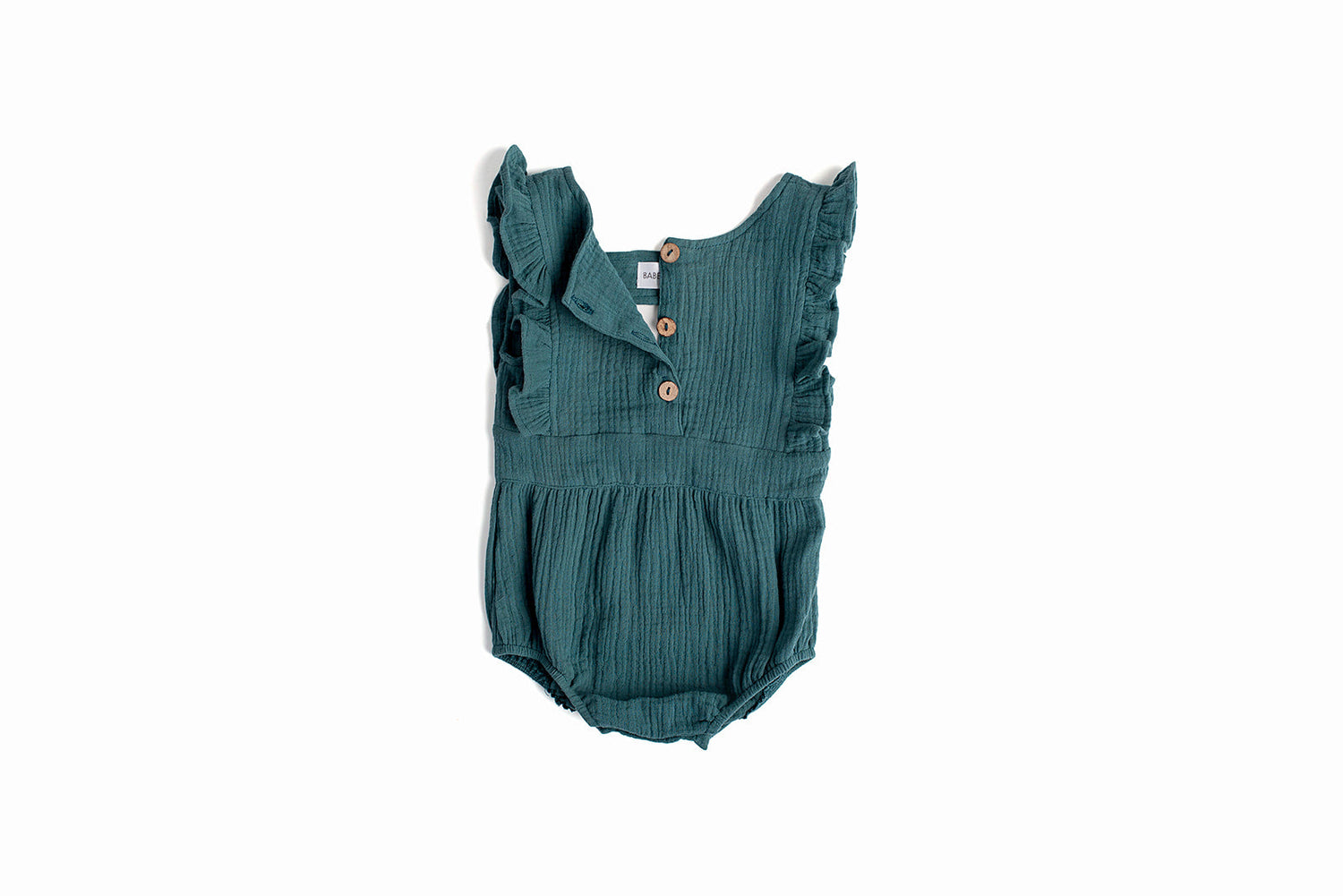 Backless Cotton Romper – Soft, Safe & Stylish for Babies by Babe Basics (6–24M)