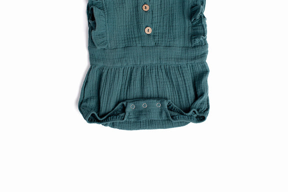 Backless Cotton Romper – Soft, Safe & Stylish for Babies by Babe Basics (6–24M)