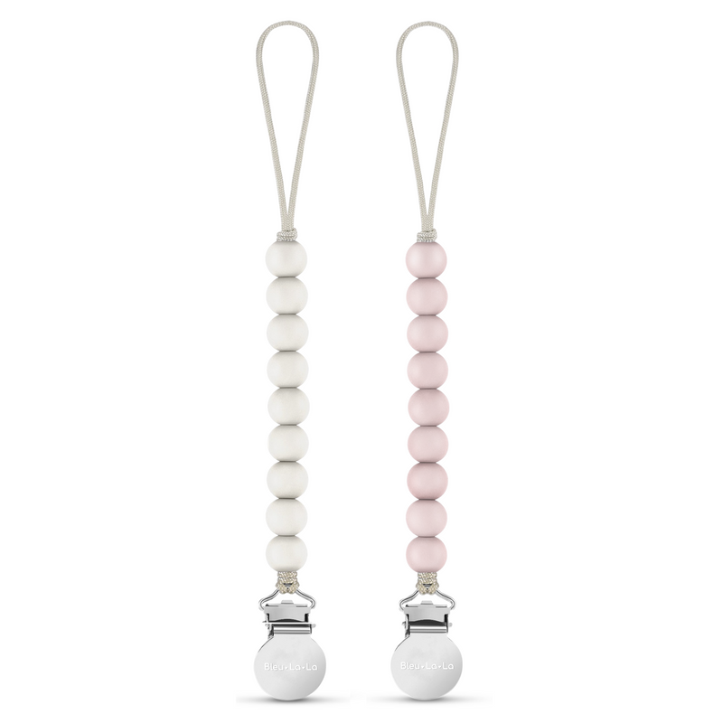 Lulababe Beaded Pacifier Clip – Safe & Stylish by Bleu La La