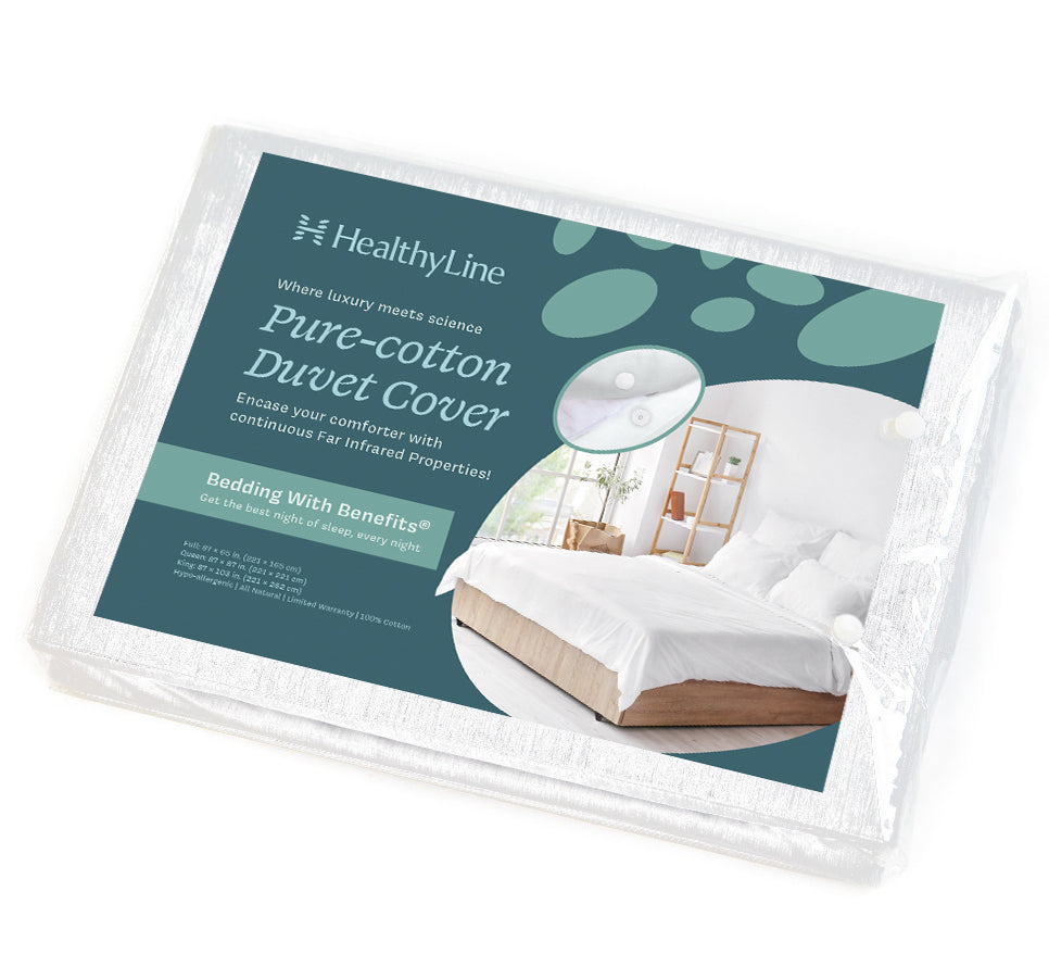 Improve your sleep quality with the Pure Cotton Duvet Cover