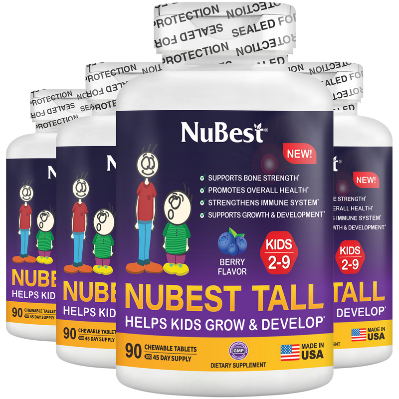 Berry 90 Chewables for Growth Support – Kids Ages 2–9 by NuBest Nutrition