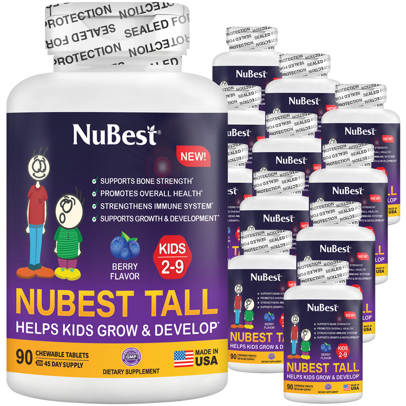 Berry 90 Chewables for Growth Support – Kids Ages 2–9 by NuBest Nutrition