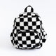 Black & White Sherpa Kids Backpack | Toddler School Bag by Big Little Wish
