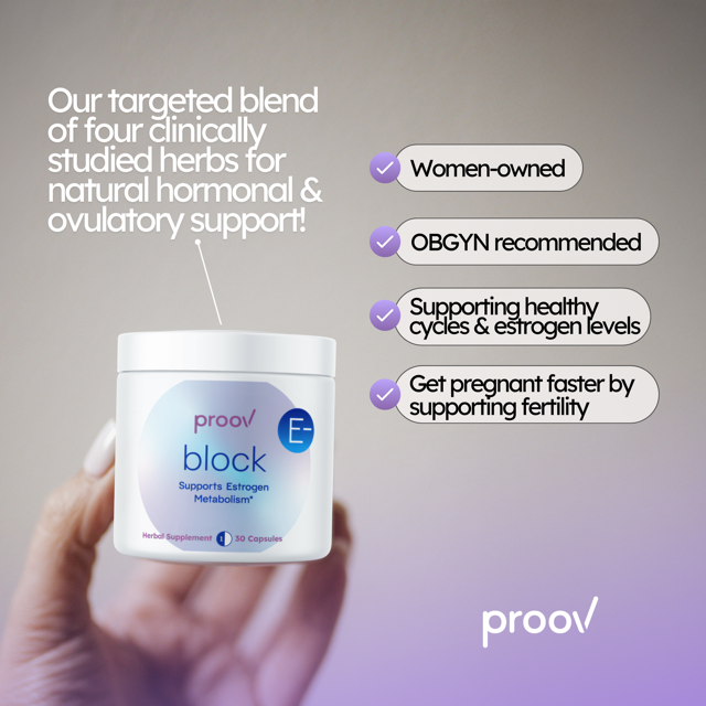 Proov Block – Hormonal Balance Support for Healthy Cycles & Fertility