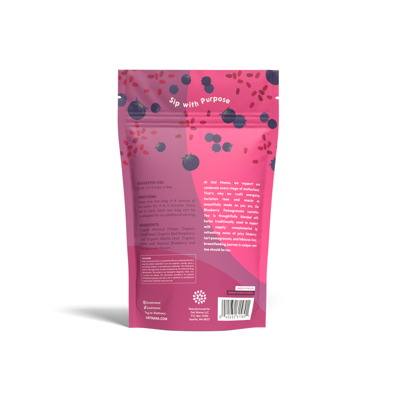 Blueberry Pomegranate Lactation Tea – Refresh & Support