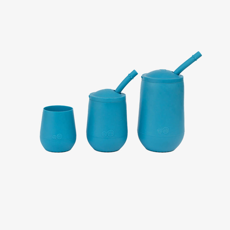 Blue Developmental Cup Set – Smart Sips for Growing Kids by ezpz