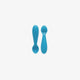 The Tiny Spoon in Blue by ezpz / Small, Sensory Silicone Spoon for Babies #color_blue / Baby-Led™ Tiny Spoons – First Feeding Spoons for Independent Littles