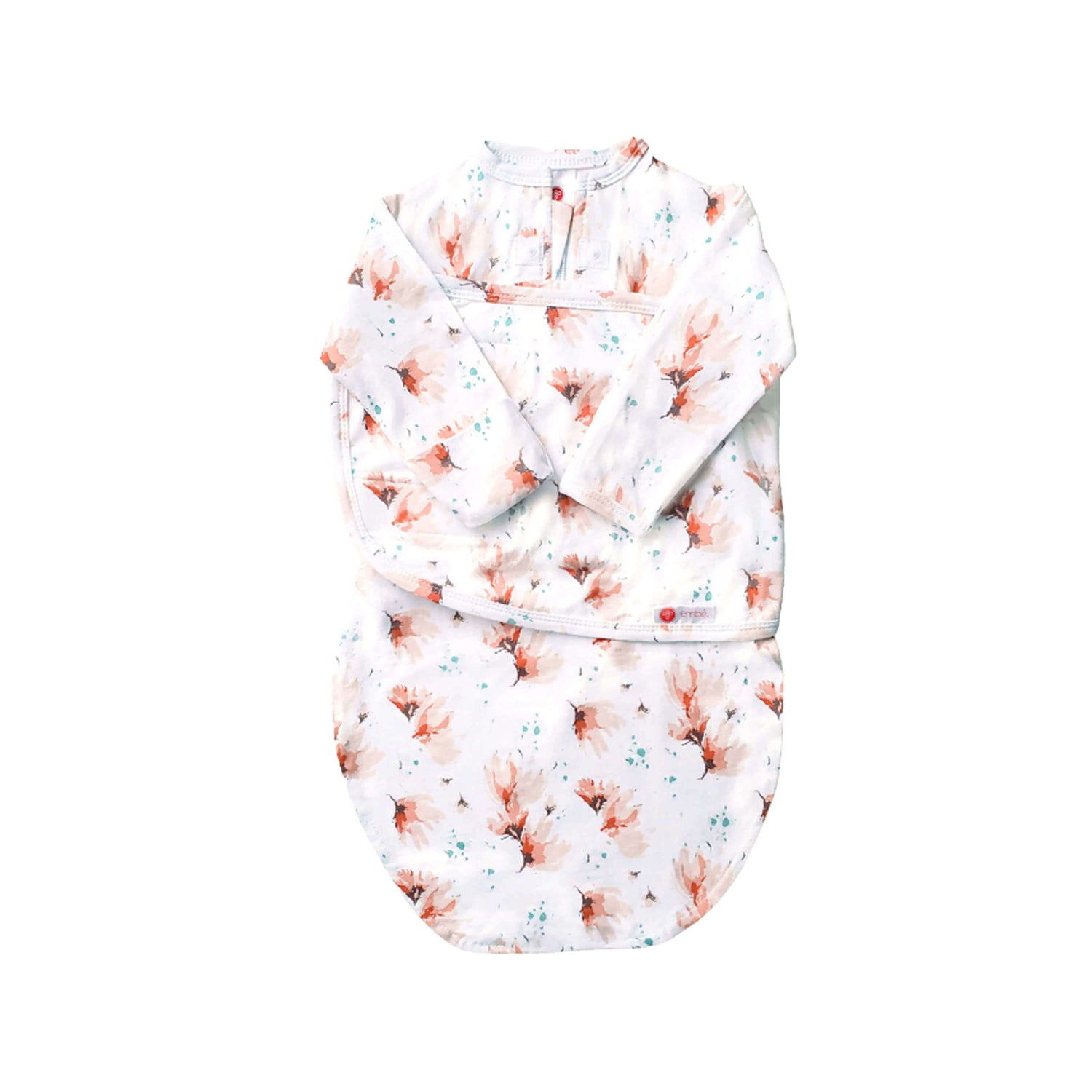 Blush Blossom Long Sleeve Starter Baby Swaddle embe