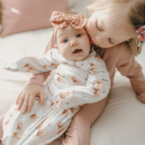 Blush Blossom Long Sleeve Starter Baby Swaddle embe