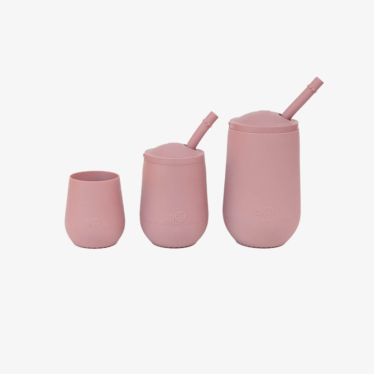 Blush Developmental Cup Set – Smart Sips for Growing Kids by ezpz