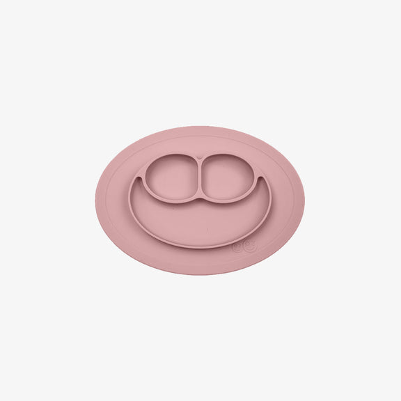 The Mini Mat in Blush by ezpz / Self-Suctioning Silicone Plate + Placemat #color_blush