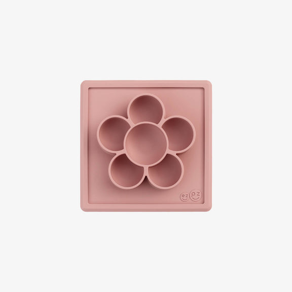 The Mini Play Mat in Blush by ezpz / Modern Silicone Craft Plate that Suctions to the Table #color_blush