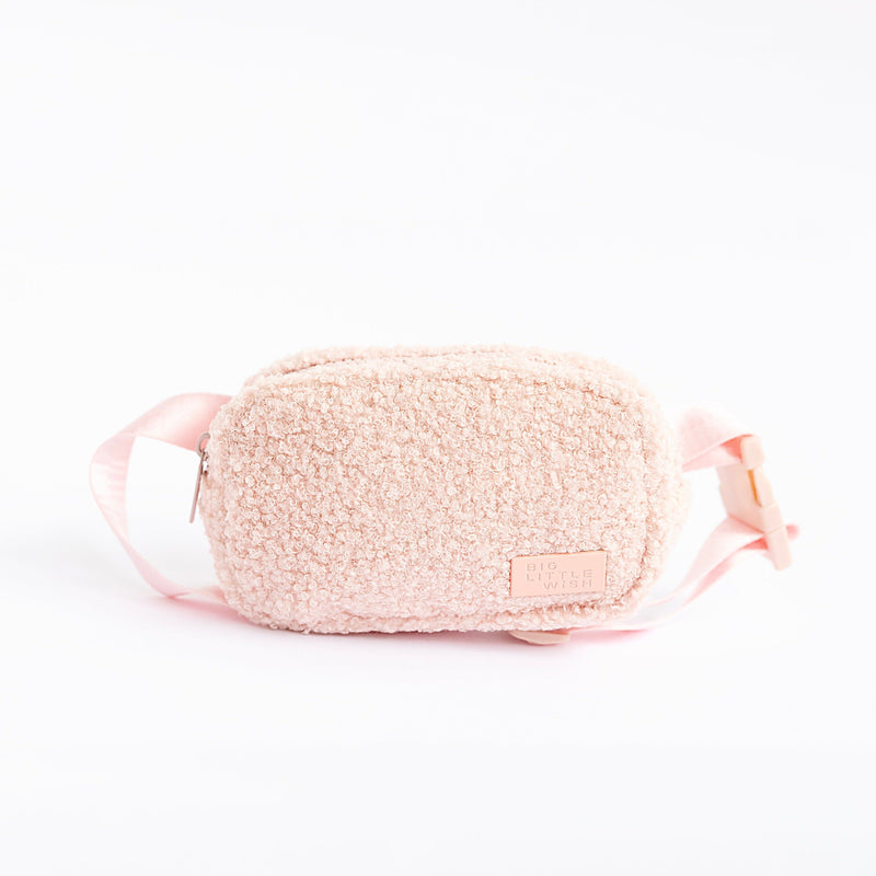 Blush Pink Kids Belt Bag | Toddler & Girls Fanny Pack by Big Little Wish