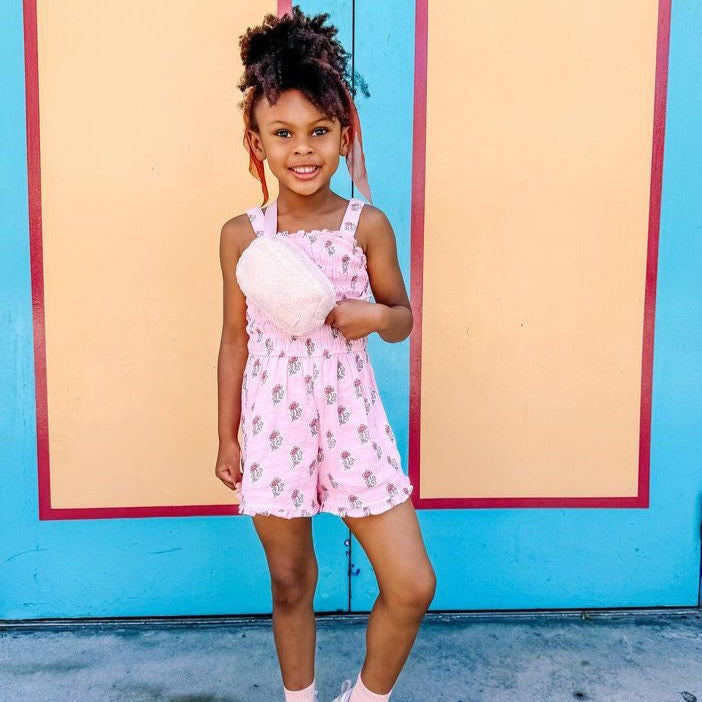 Blush Pink Kids Belt Bag | Toddler & Girls Fanny Pack by Big Little Wish